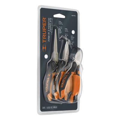JUEGO 3 MINI PINZAS 17369/1 TRUPER