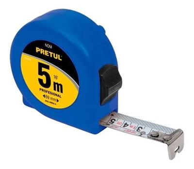 FLEXOMETRO / CINTA METRICA 3 MTS COD 21607 PRETUL